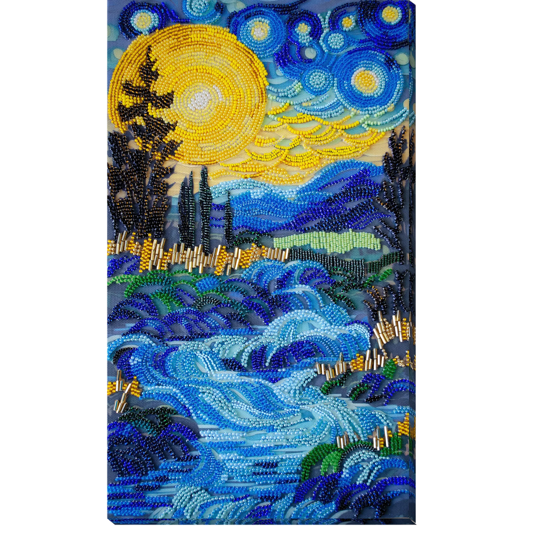 Bead Embroidery Kit - There behind the waterfall