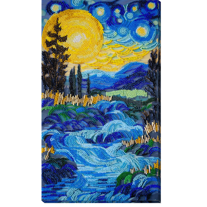Bead Embroidery Kit - There behind the waterfall