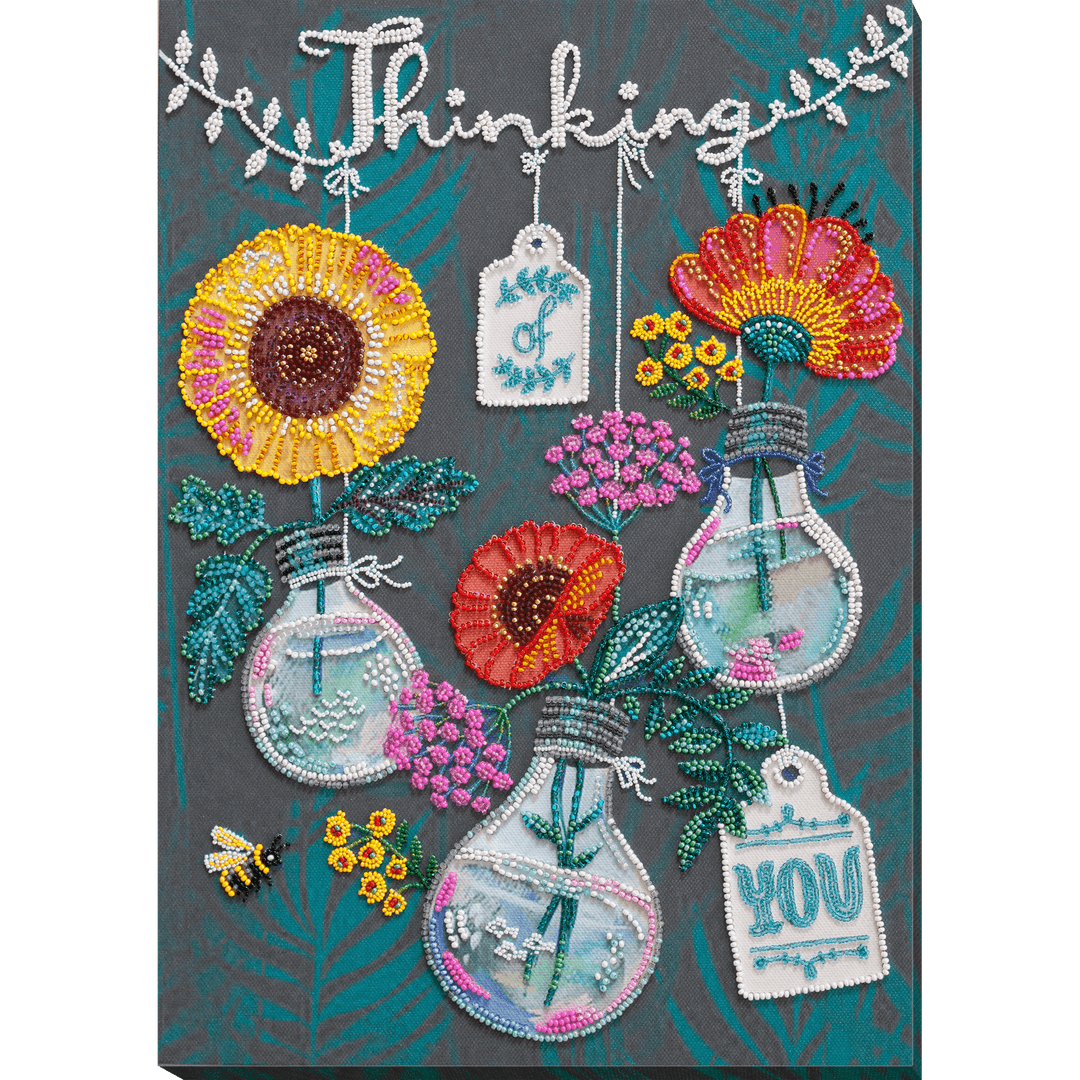 Bead Embroidery Kit - Thinking of you AB-816