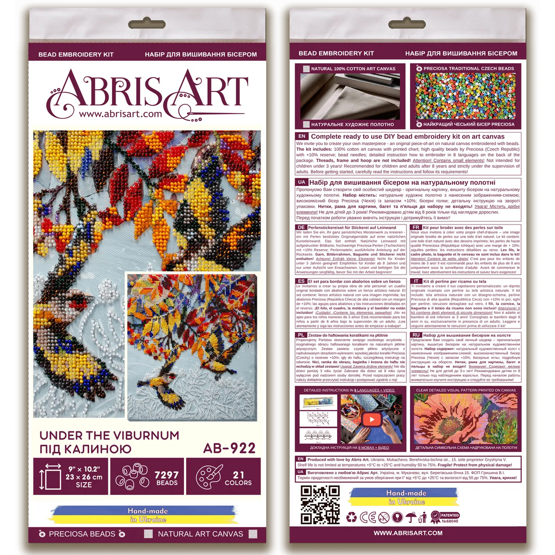 Bead Embroidery Kit - Under the viburnum AB-922
