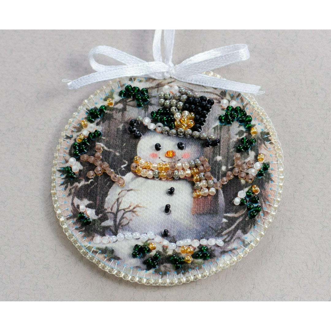 Bead Embroidery Kit Decoration - Winter guest ABT-031