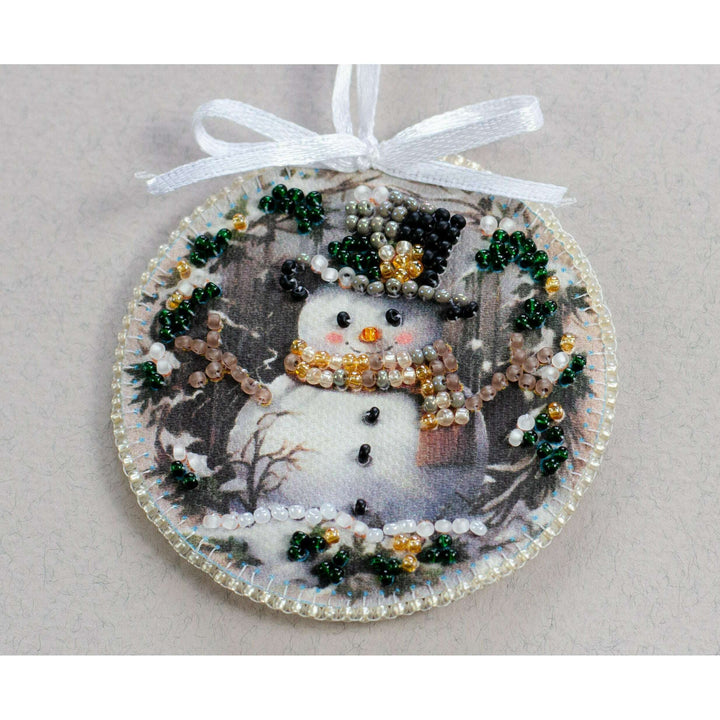 Bead Embroidery Kit Decoration - Winter guest ABT-031