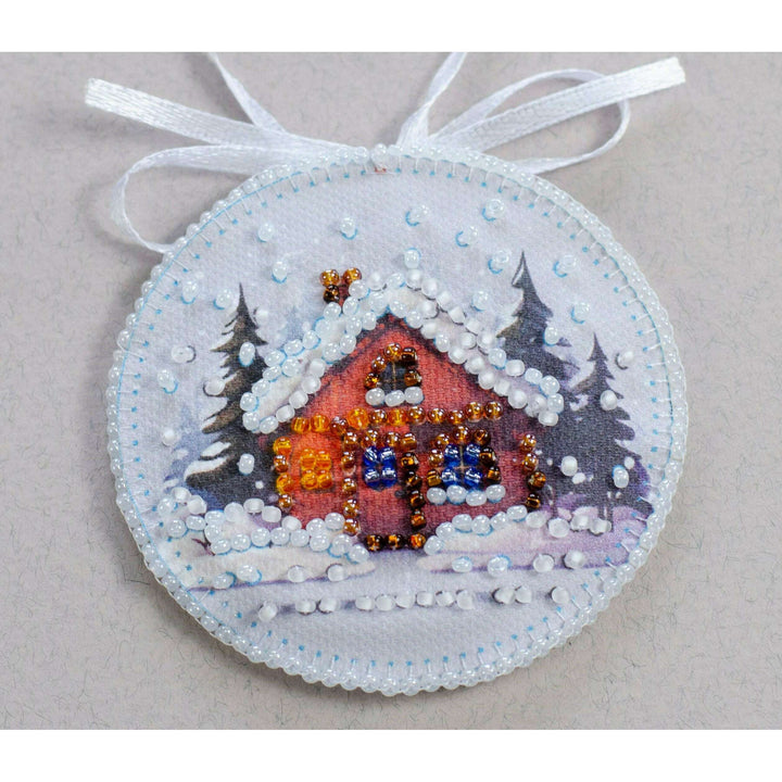 Bead Embroidery Kit Decoration - Winter wizard ABT-030