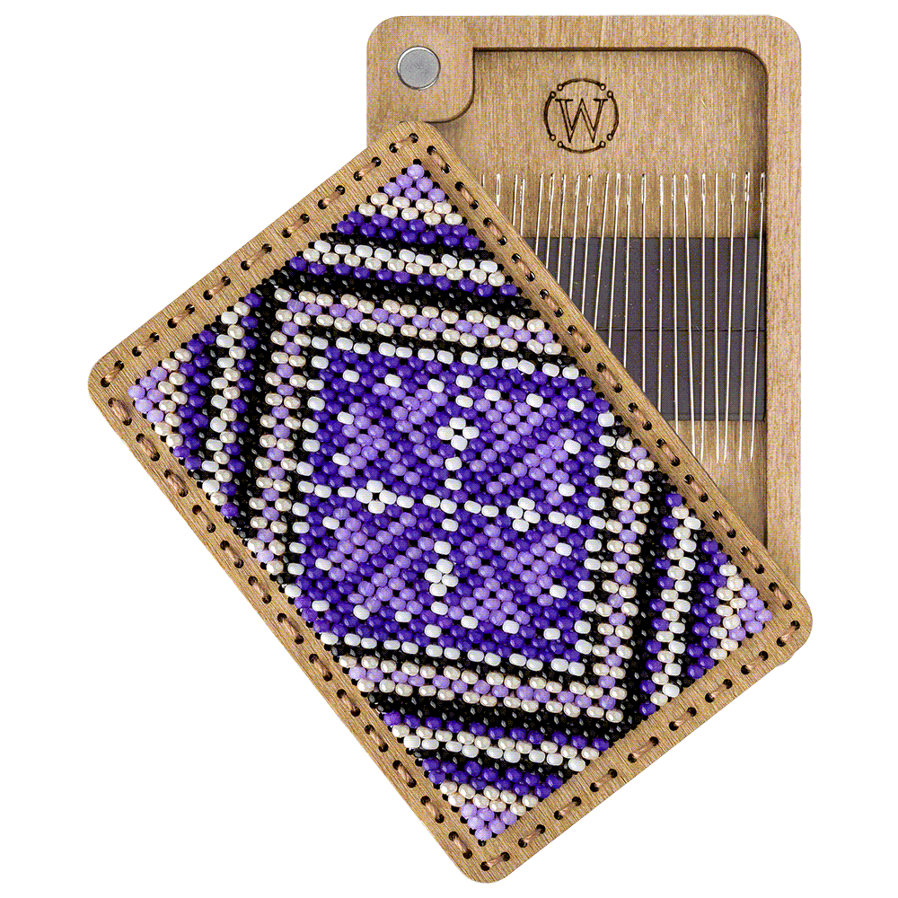 Bead Embroidery Kit for creating a needle box FLZB(N)-092