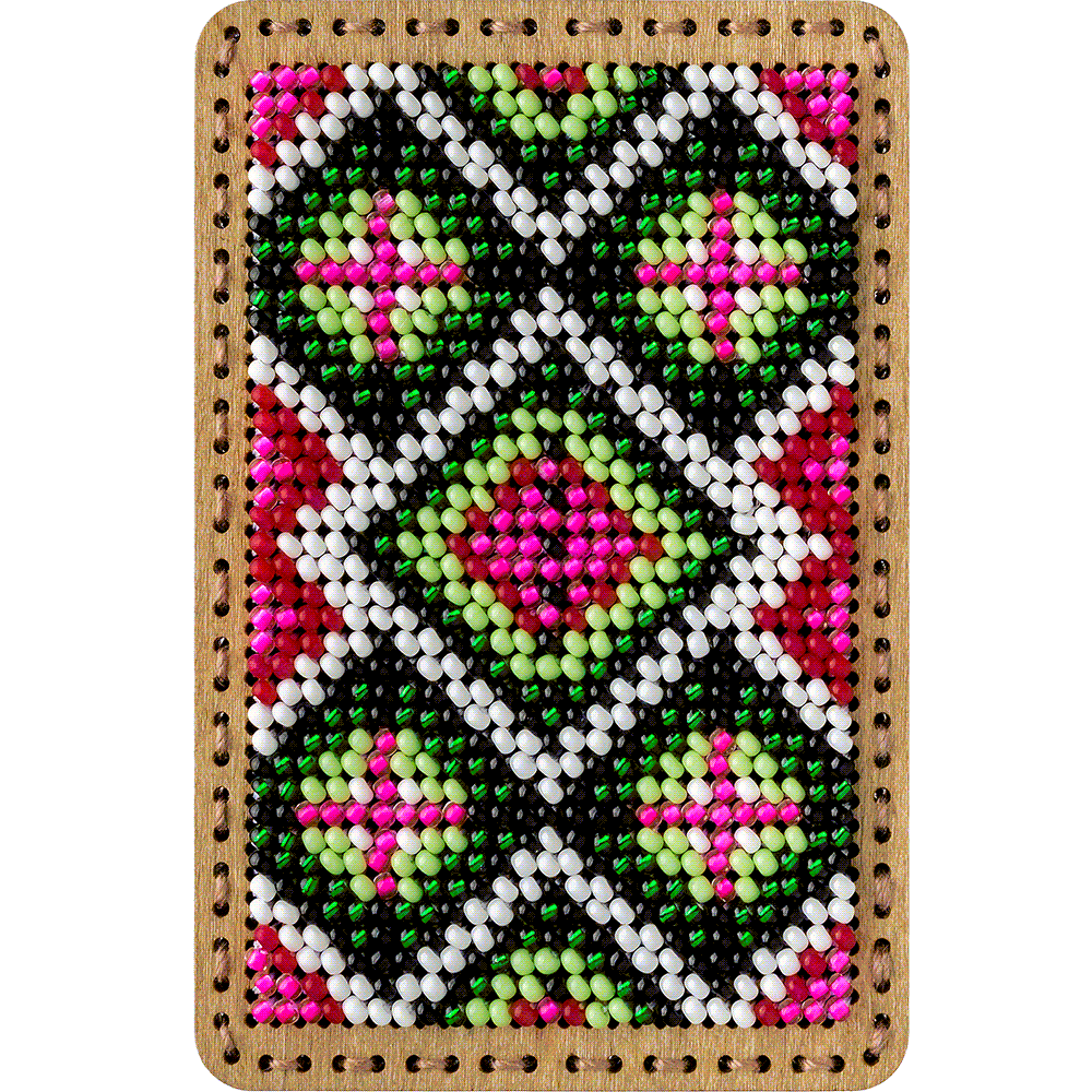 Bead Embroidery Kit for creating a needle box FLZB(N)-093