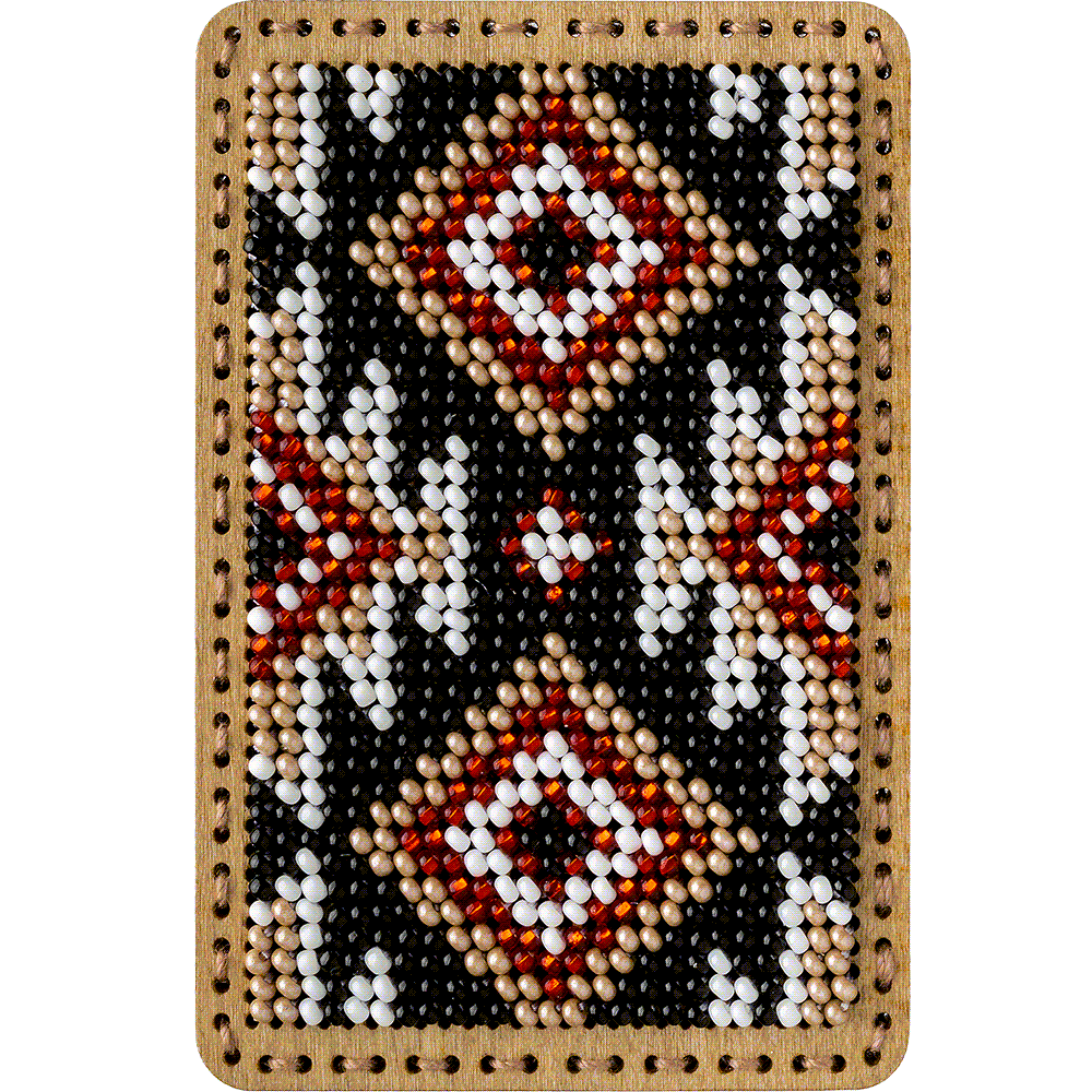 Bead Embroidery Kit for creating a pin cushion FLZB(N)-091