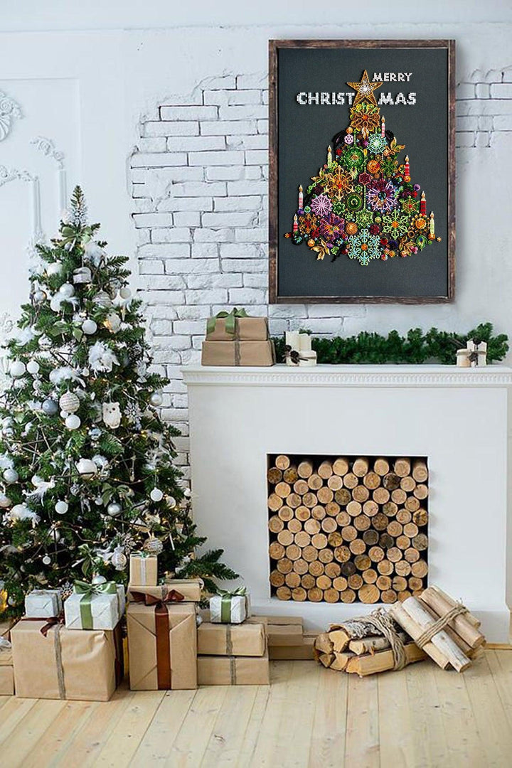 Bead Embroidery Kit - Golden lights AB-787