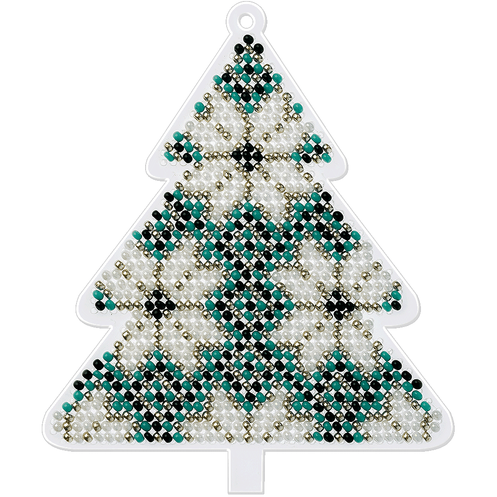 Bead embroidery kit on a plastic base FLPL-013
