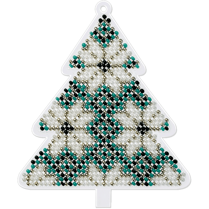 Bead embroidery kit on a plastic base FLPL-013