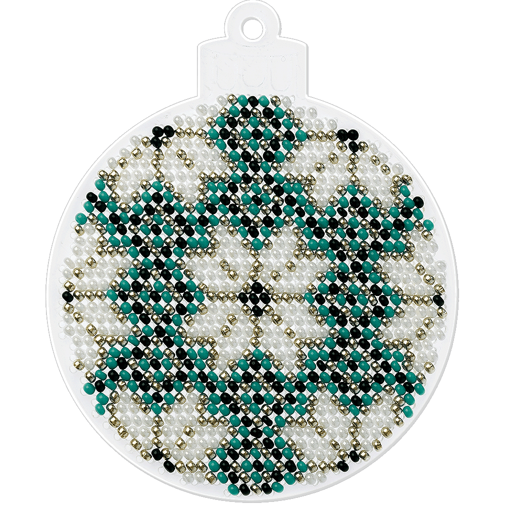 Bead embroidery kit on a plastic base FLPL-015