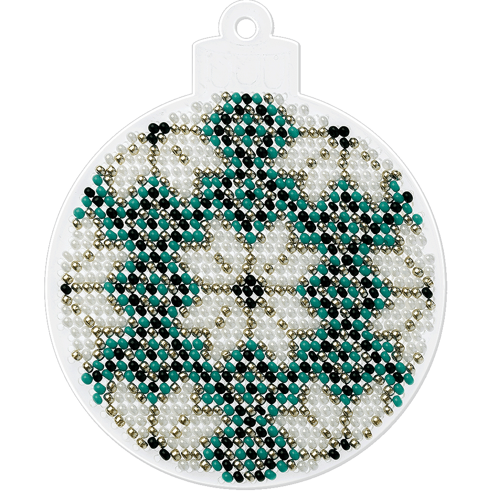 Bead embroidery kit on a plastic base FLPL-015
