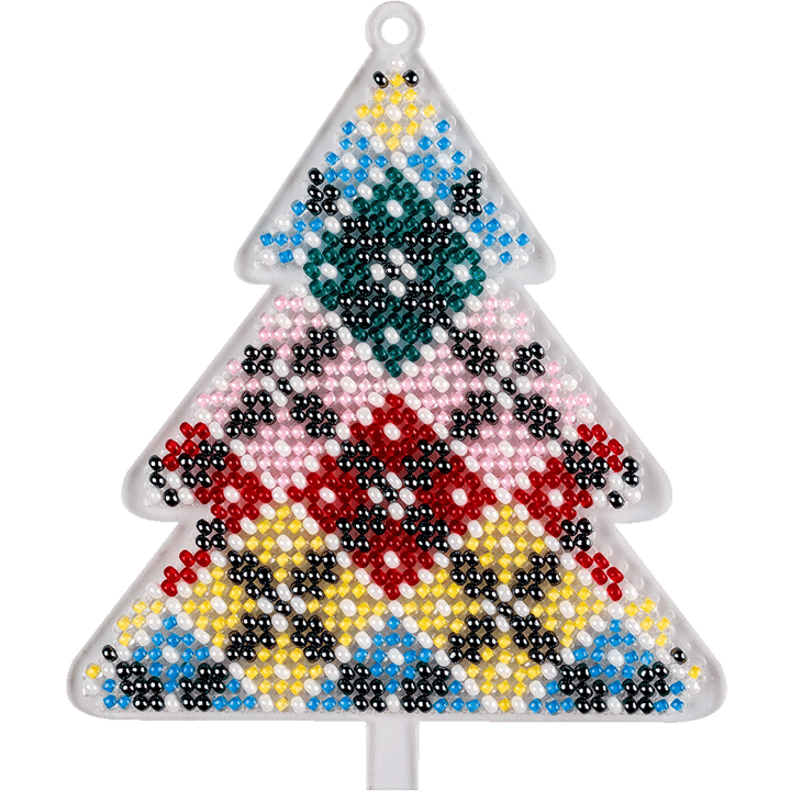 Bead embroidery kit on a plastic base FLPL-035