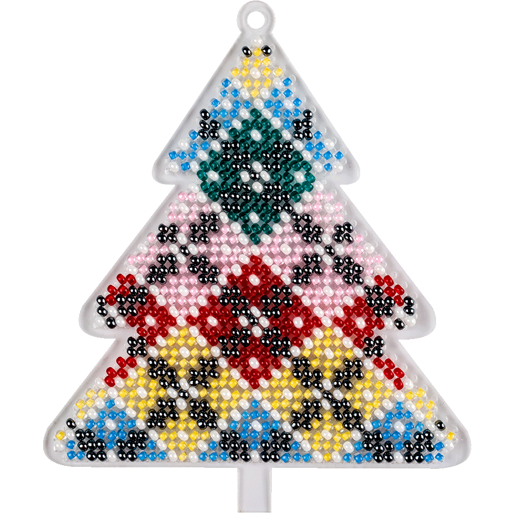 Bead embroidery kit on a plastic base FLPL-035