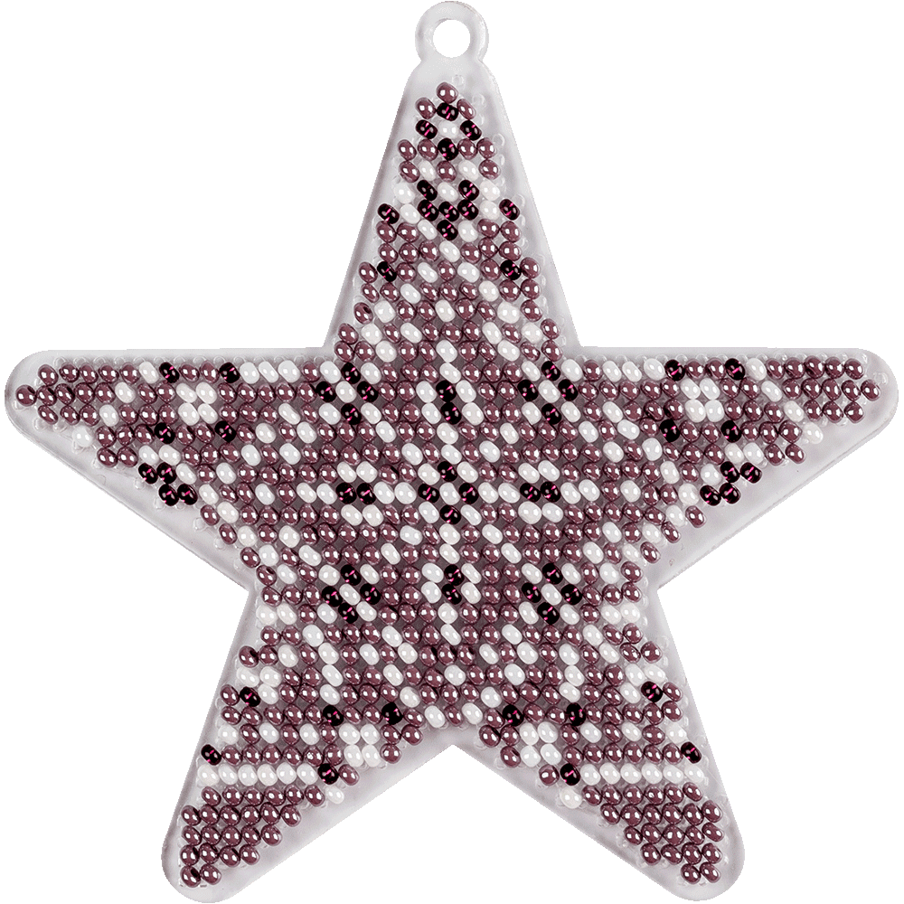 Bead embroidery kit on a plastic base FLPL-038