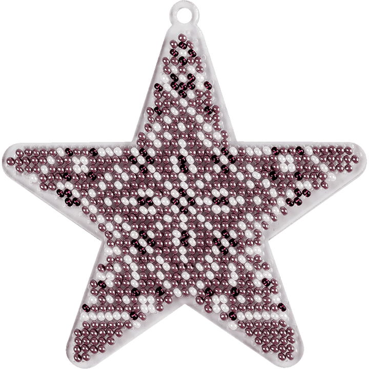 Bead embroidery kit on a plastic base FLPL-038