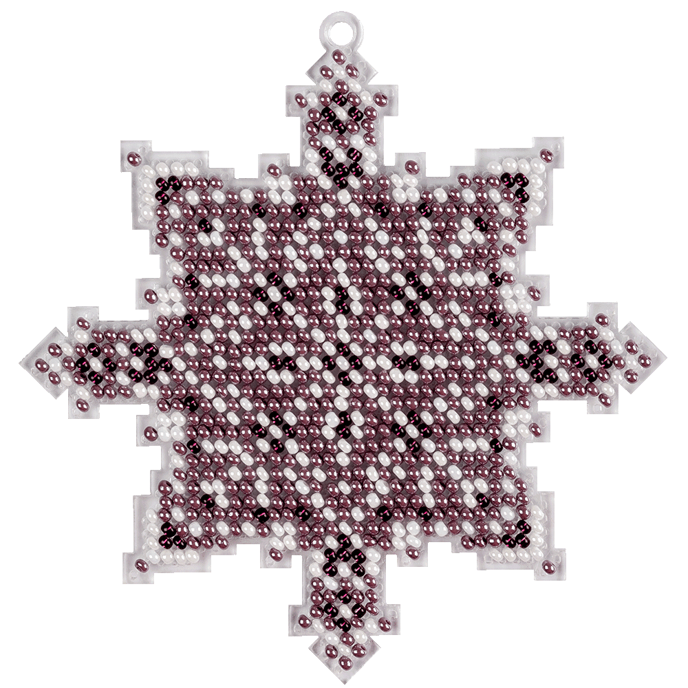 Bead embroidery kit on a plastic base FLPL-039