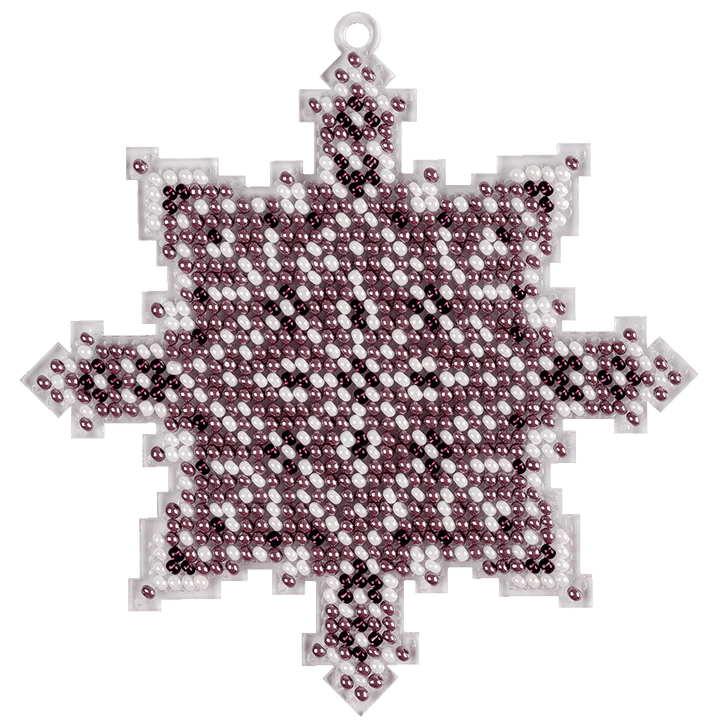 Bead embroidery kit on a plastic base FLPL-039