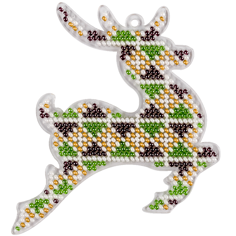 Bead embroidery kit on a plastic base FLPL-044