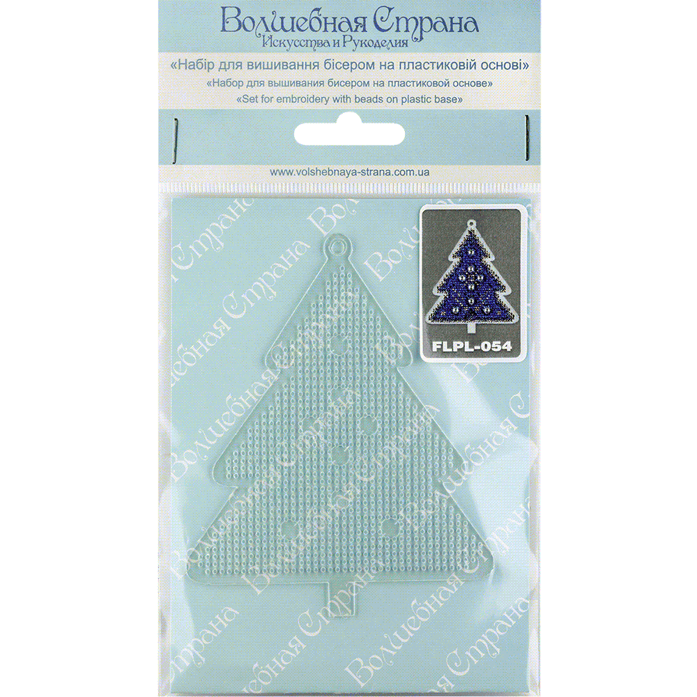 Bead embroidery kit on a plastic base FLPL-054