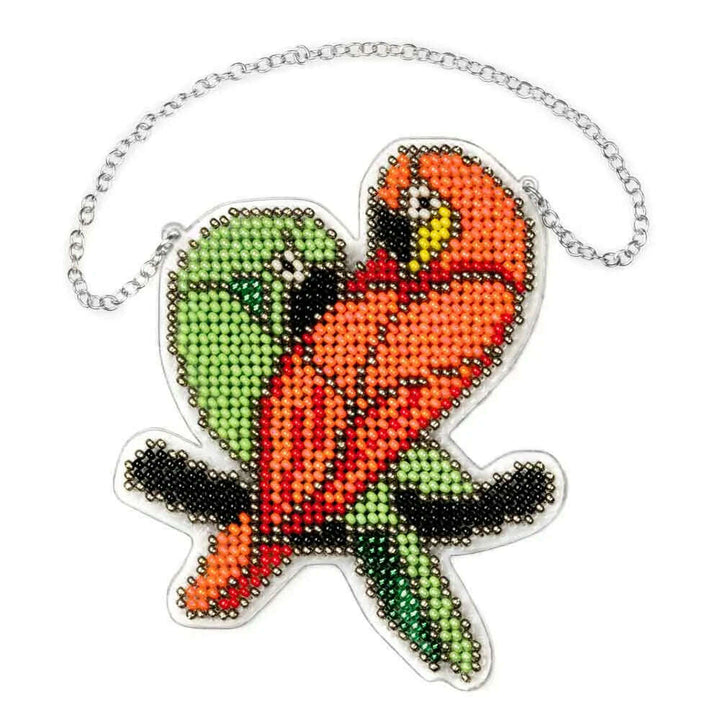 Bead embroidery kit on a plastic base FLPL-088