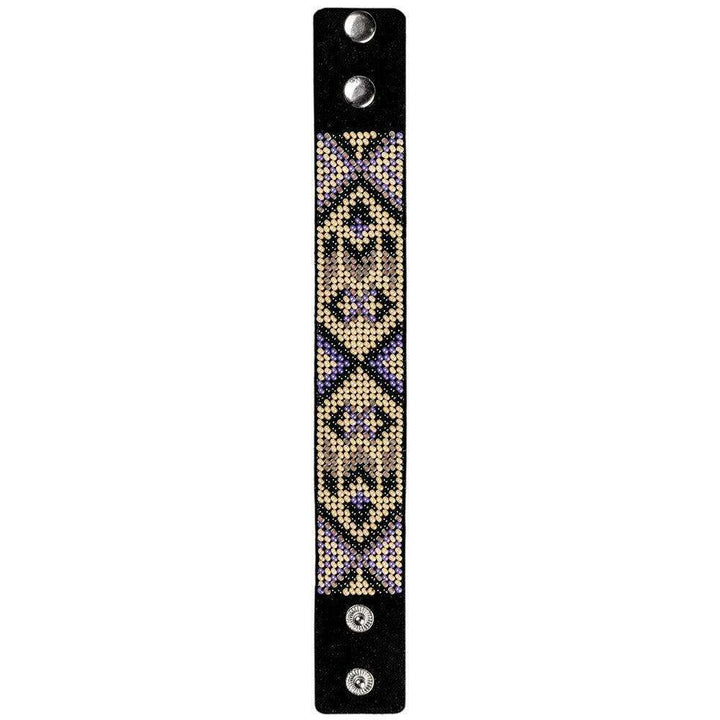 Bead embroidery kit on artificial leather FLBB-011