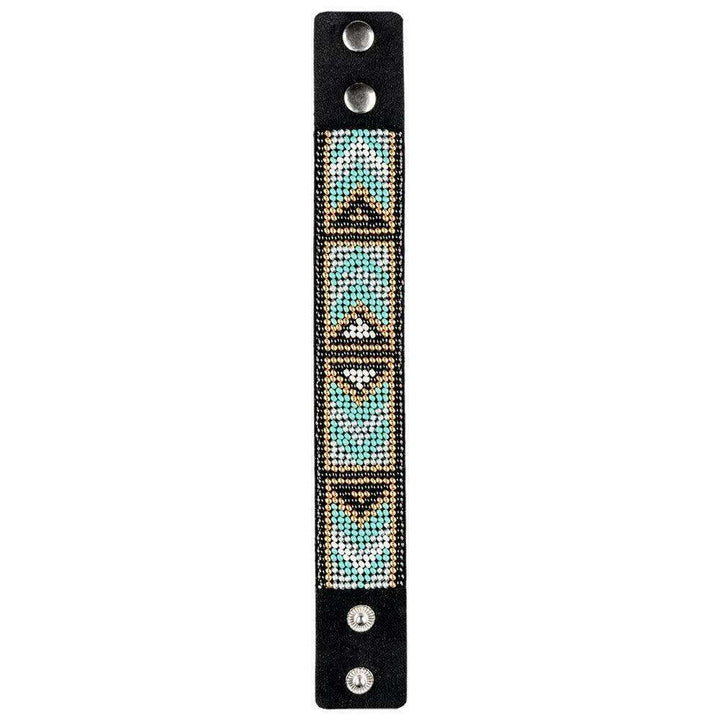 Bead embroidery kit on artificial leather FLBB-024