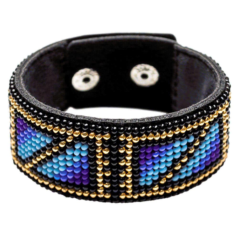 Bead embroidery kit on artificial leather FLBB-028