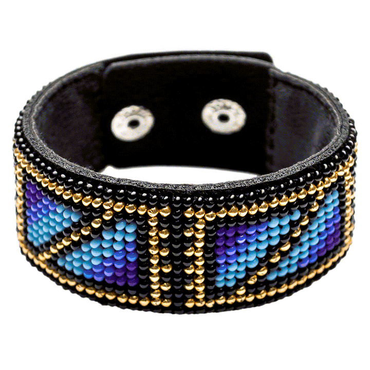 Bead embroidery kit on artificial leather FLBB-028