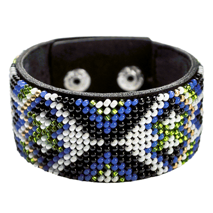 Bead embroidery kit on artificial leather FLBB-031