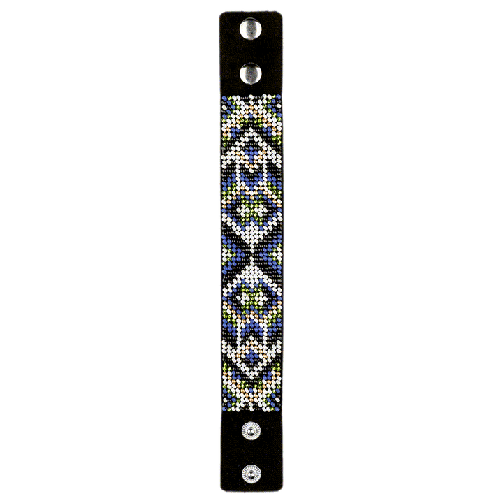 Bead embroidery kit on artificial leather FLBB-031