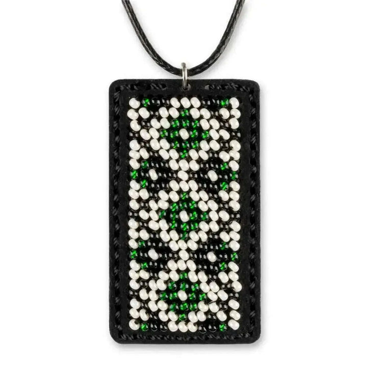 Bead embroidery kit on artificial leather FLBB-076