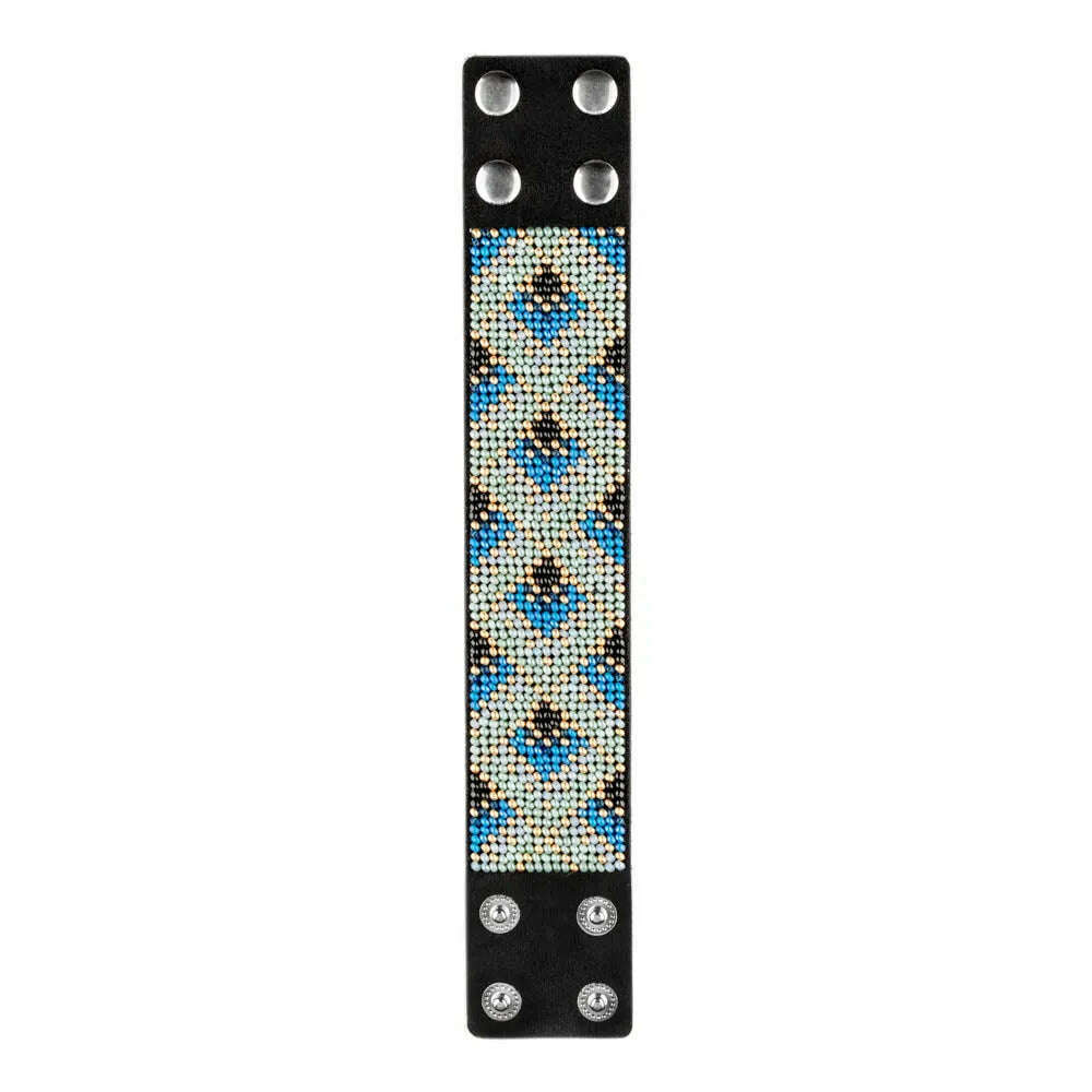 Bead embroidery kit on artificial leather FLBB-104