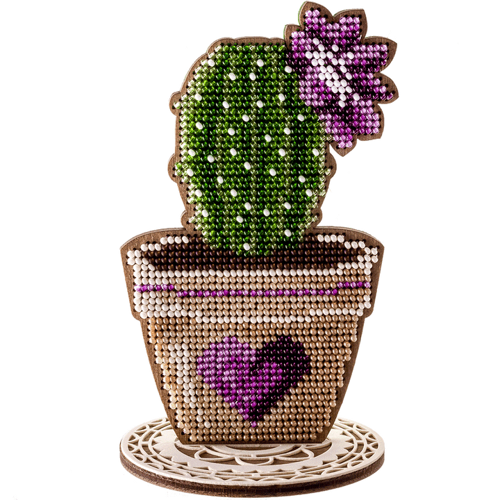 Bead embroidery kit on wood FLK-190