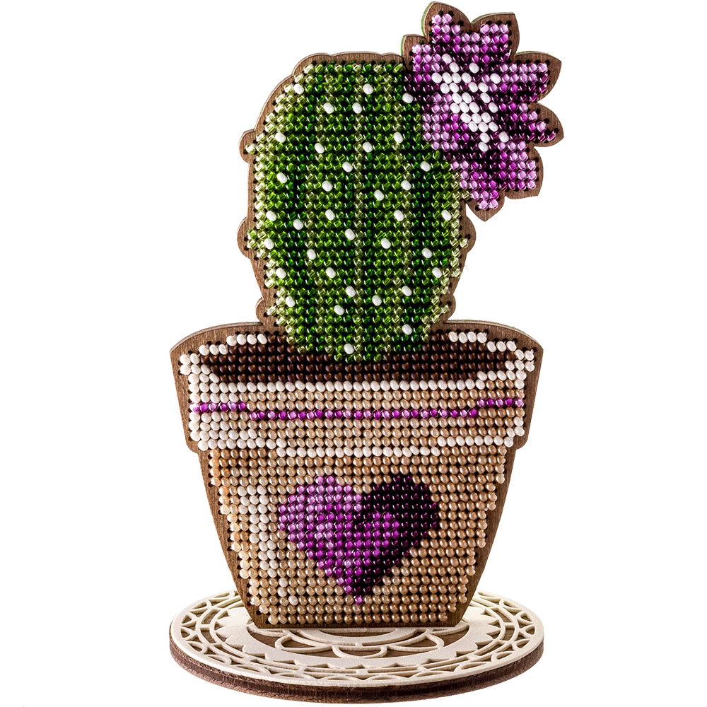 Bead embroidery kit on wood FLK-190