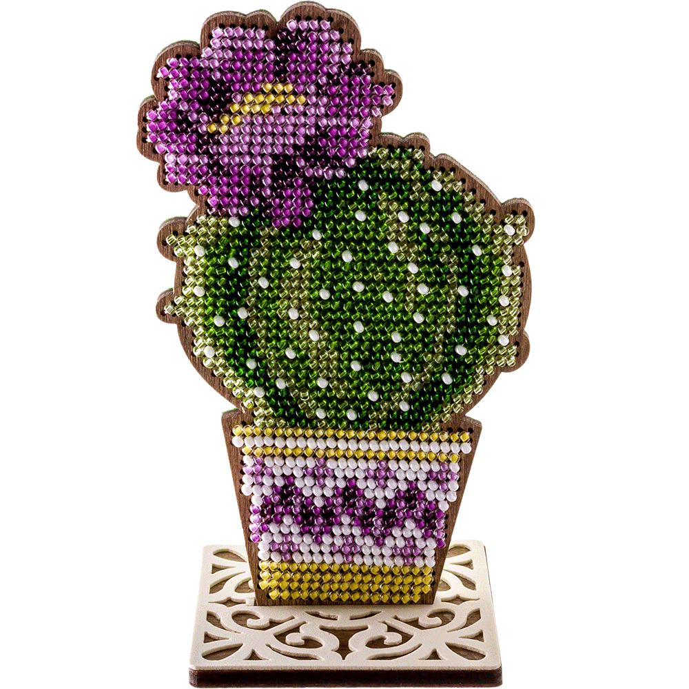 Bead embroidery kit on wood FLK-192