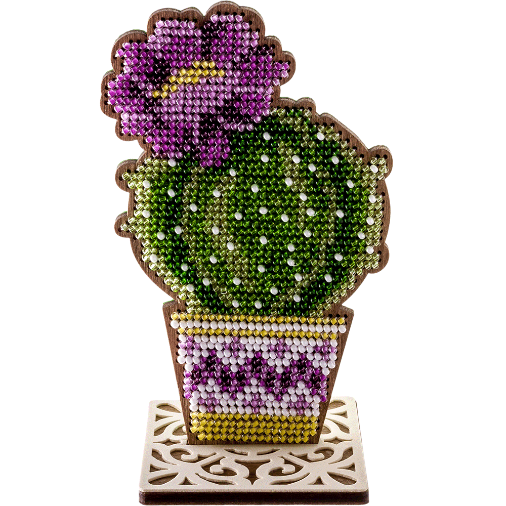 Bead embroidery kit on wood FLK-192
