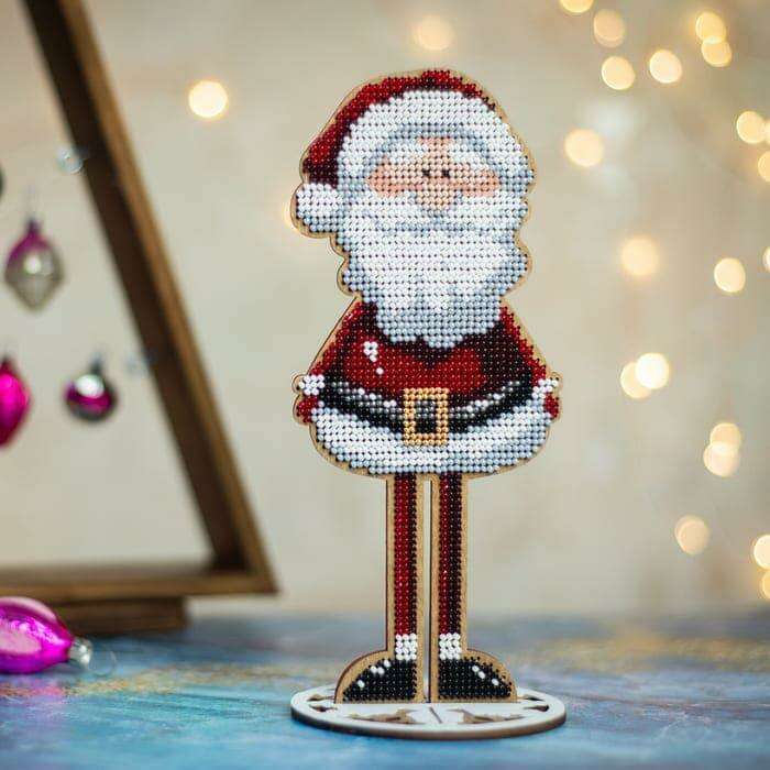 Bead embroidery kit on wood FLK-209