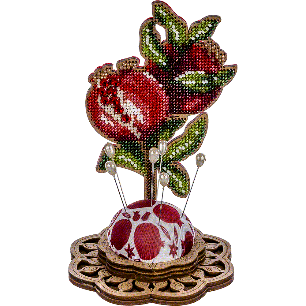 Bead embroidery kit on wood FLK-287