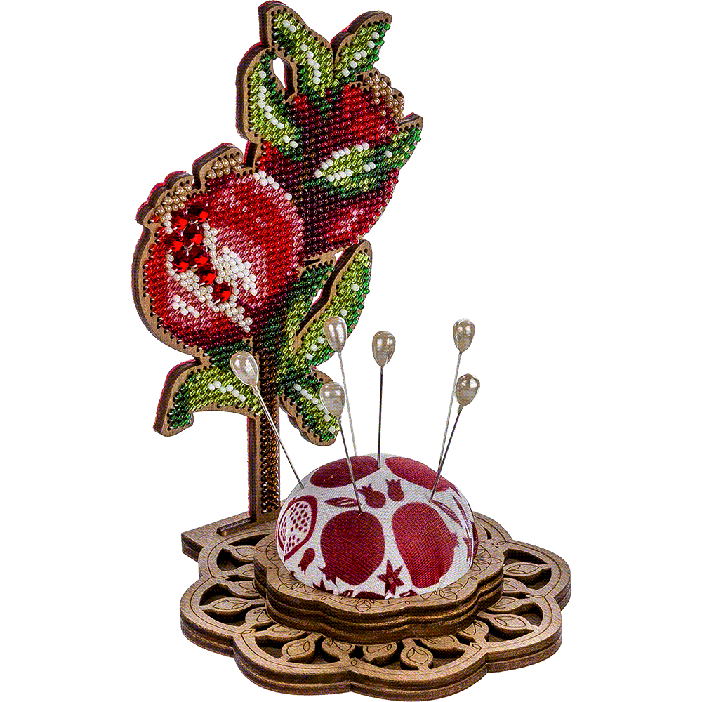 Bead embroidery kit on wood FLK-287