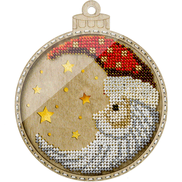 Bead embroidery kit on wood FLK-365
