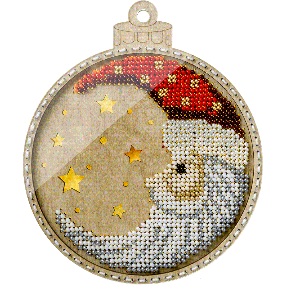 Bead embroidery kit on wood FLK-365