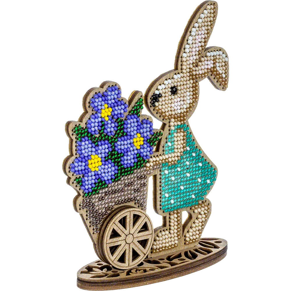 Bead embroidery kit on wood FLK-425