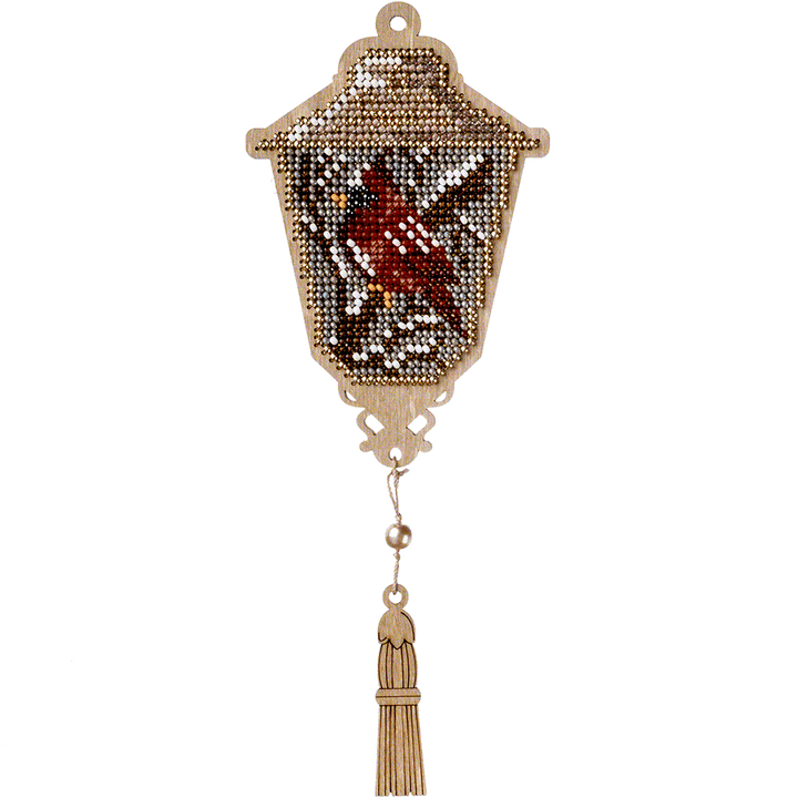 Bead embroidery kit on wood FLK-450
