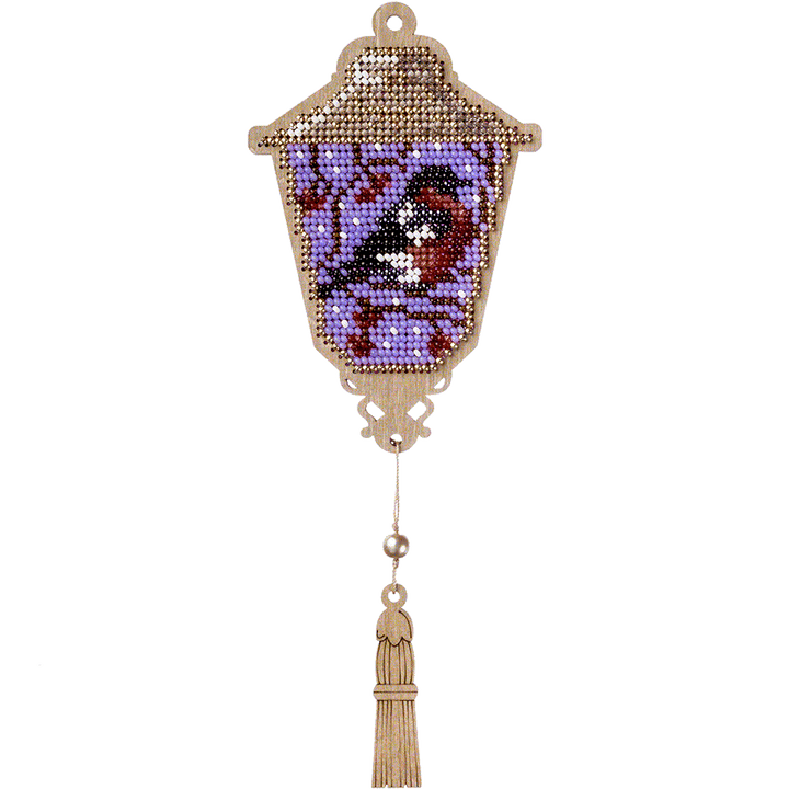 Bead embroidery kit on wood FLK-451