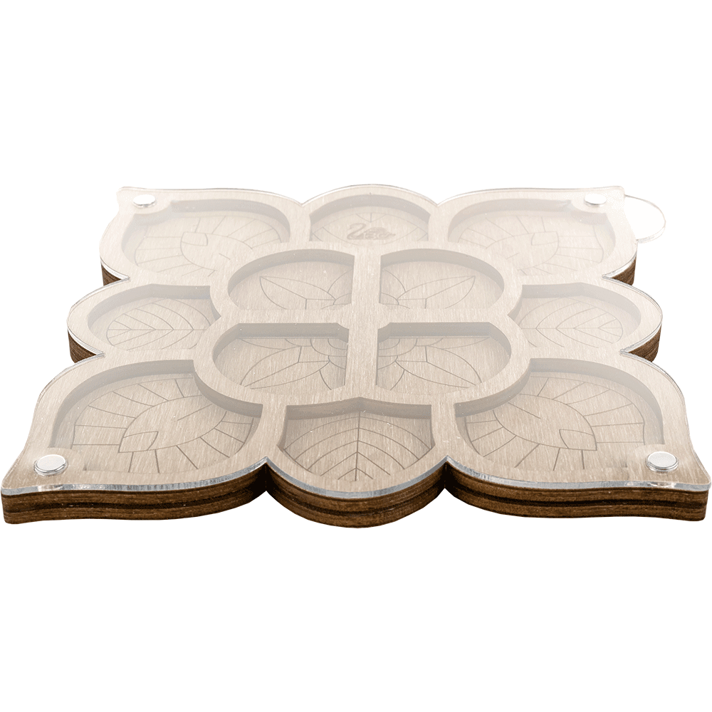 Bead organizer with transparent cover FLZB-024