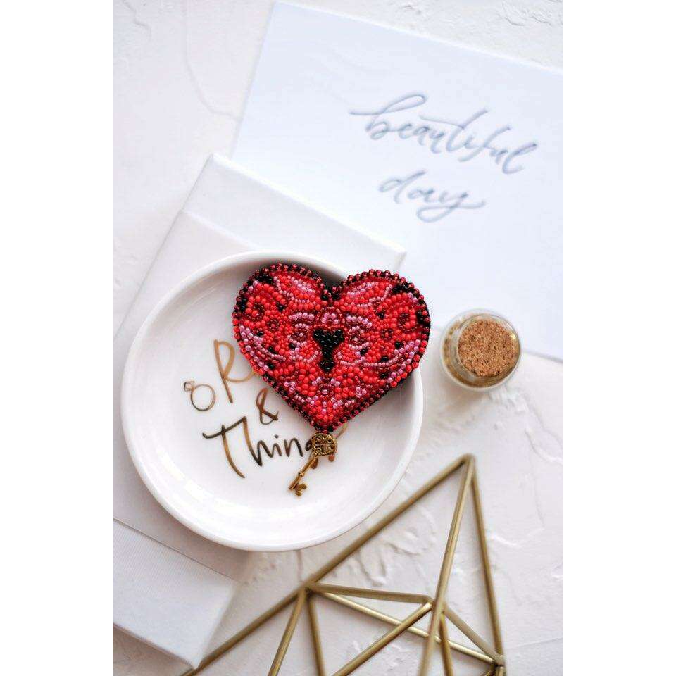 Beading Decoration - The key to the heart-1 AD-008
