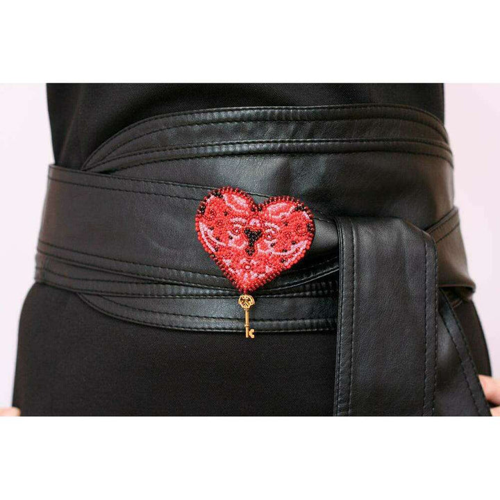 Beading Decoration - The key to the heart-1 AD-008