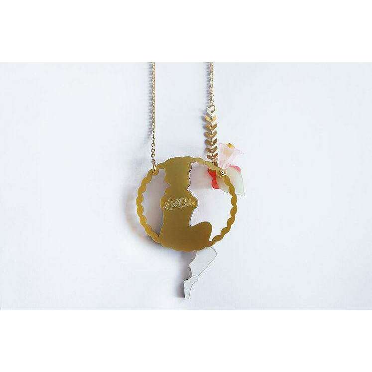 Bearded Woman Halloween Necklace by Laliblue - Quirks!