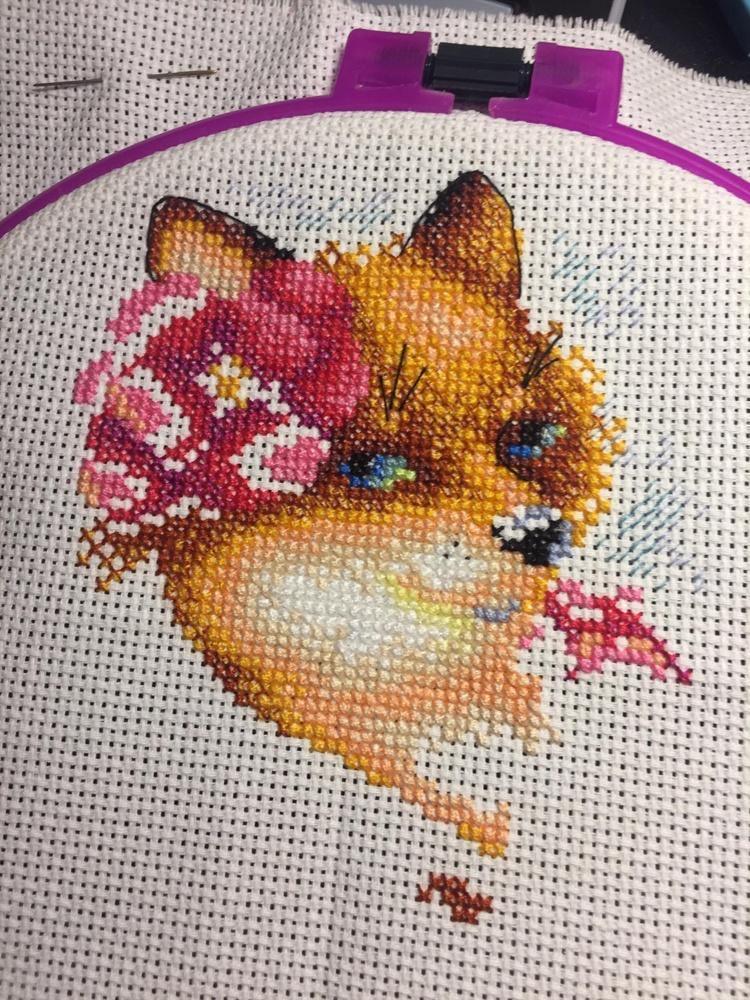 Beautiful Fox M-359 / SM-359 Counted Cross-Stitch Kit