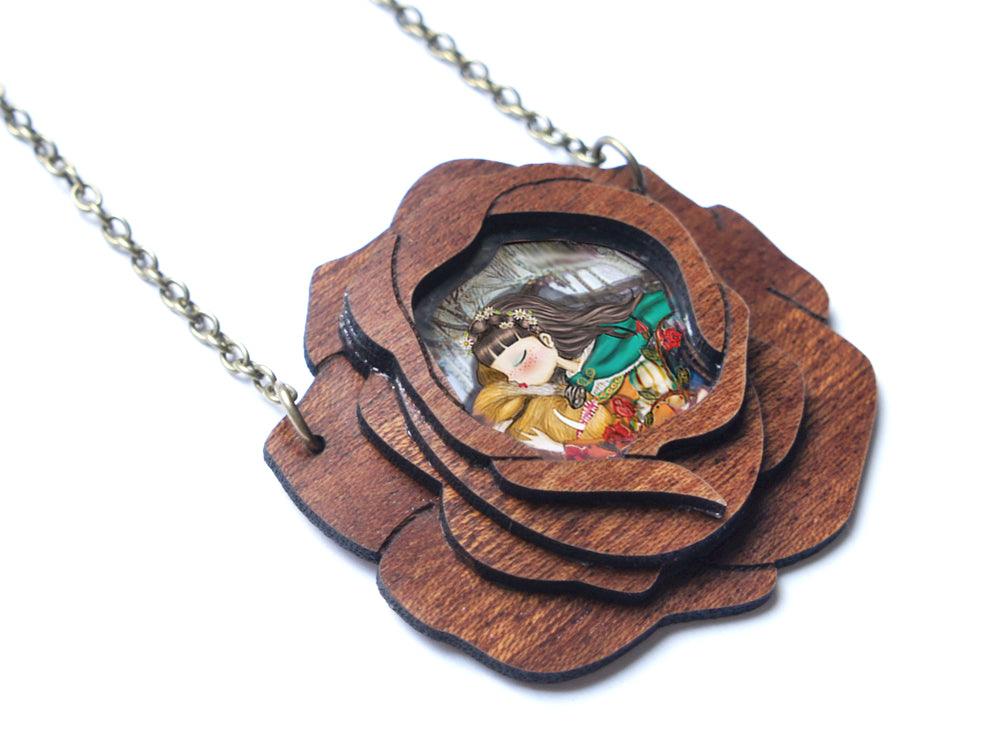 Beauty & the Beast Necklace by Laliblue - Quirks!
